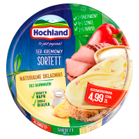 Hochland Ser kremowy sortett w trójkącikach (180 g)