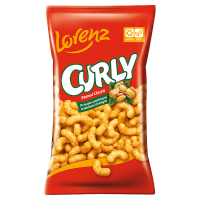 Lorenz Curly Chrupki kukurydziane ze zmielonymi orzeszkami ziemnymi (120 g)