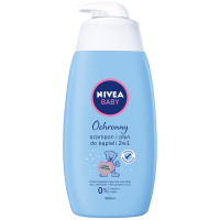 NIVEA Baby Ochronny szampon i płyn do kąpieli 2w1 (500 ml)