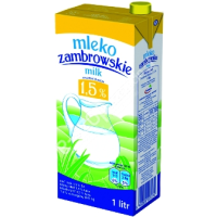 Zambrowskie Mleko 1,5 % tł. 1L (zgrzewka) (12 szt)
