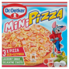 Dr. Oetker Mini pizza ser + szynka  (3 sztuki)