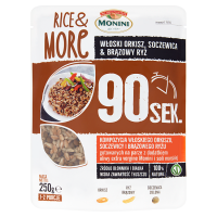 Monini Rice & More Kompozycja włoskiego orkiszu soczewicy i brązowego ryżu  (250 g)