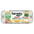 Farmio Jaja świeże od kur karmionych paszą z soją bez GMO M  Klasa A chów klatkowy (10 szt)