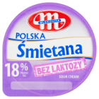 Mlekovita Śmietana Polska bez laktozy 18% (200 g)