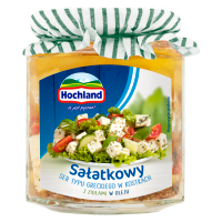Hochland Sałatkowy ser typu greckiego w kostkach z ziołami w oleju (300 g)