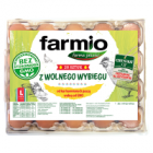 Farmio Jaja z wolnego wybiegu od kur karmionych paszą z soją bez GMO L (20 szt)