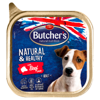 Butcher's Natural & Healthy Karma dla dorosłych psów pasztet z wołowiną (150 g)