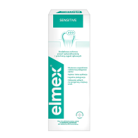 elmex Sensitive Plus Płyn do płukania jamy ustnej z aminofluorkiem (400 ml)
