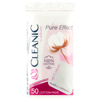 Cleanic Natural Beauty płatki kosmetyczne kwadratowe (50 szt)
