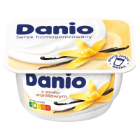 Danone Danio Serek homogenizowany o smaku waniliowym (130 g)