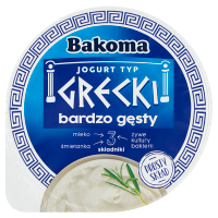 Bakoma Jogurt naturalny typ grecki (180 g)