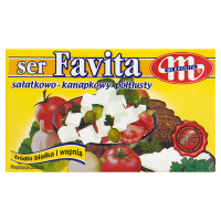 Mlekovita ser Favita 12% (żółta)
