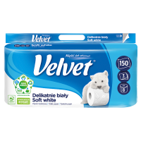 Velvet  Papier toaletowy delikatnie biały