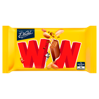 E. Wedel WW Cztery wafelki przekładane nadzieniem orzechowym arachidowym w mlecznej czekoladzie (47 g)