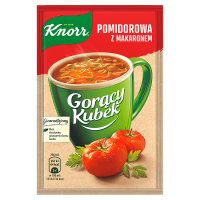 Knorr Gorący kubek pomidorowa z makaronem