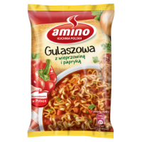 Amino Zupa błyskawiczna gulaszowa z wieprzowiną i papryką (59 g)