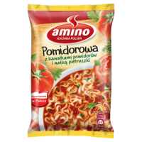 Amino Zupa błyskawiczna pomidorowa z kawałkami pomidorów i natką pietruszki (61 g)
