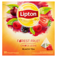 Lipton Herbata czarna aromatyzowana owoce leśne (20 szt)