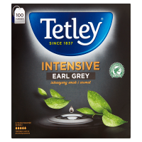 Tetley Intensive Earl Grey Herbata czarna (100 szt)