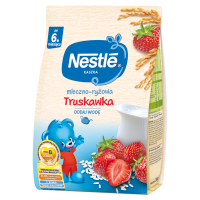 Nestlé Kaszka mleczno-ryżowa z truskawkami po 6 miesiącu