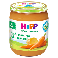 Hipp Młoda marchew z ziemniakami po 4 miesiącu