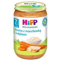 Hipp Risotto z marchewką i indykiem po 7 miesiącu (220g)