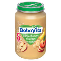 BoboVita deser jabłka i banany z kleikiem owsianym (190 g)