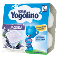 Nestlé Yogolino Deserek mleczno-owocowy jagoda (4x100 g)