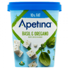 Arla Apetina Ser biały sałatkowy w kostkach z oregano i słodką bazylią (430 g)