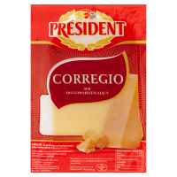 President Corregio ser o specialnym włoskim smaku