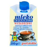 Gostyń Mleko zagęszczone niesłodzone light 4% tłuszczu (200 g)