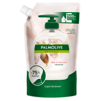 Palmolive Naturals Milk & Almond Mydło w płynie do rąk zapas (500 ml)