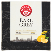 Teekanne Earl grey lemon Czarna herbata z orzezwiajaca nutą (100 szt)
