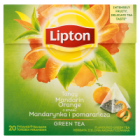 Lipton Green Tea Herbata Zielona z Pomarańczą i Mandarynką
