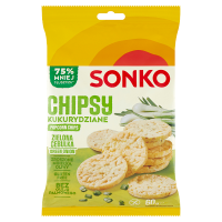 Popcool Chips Chipsy popcornowe o smaku zielonej cebulki (60 g)