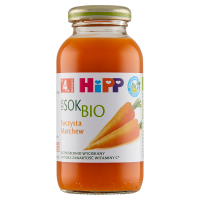 HiPP BIO Sok 100% soczysta marchew po 4 miesiącu (200 ml)
