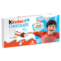 Kinder Chocolate Batoniki z mlecznej czekolady z nadzieniem mlecznym 100 g (8 x 12,5 g) (12.5 g)