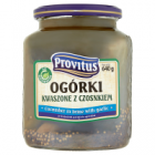 Provitus Ogórki kwaszone z czosnkiem (640 g)