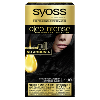 Syoss Oleo Intense Farba do włosów Intensywna czerń 1-10 (1 szt)