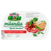 Piątnica Milandia Ser twarogowy z mascarpone papryka pomidor i bazylia (150 g)