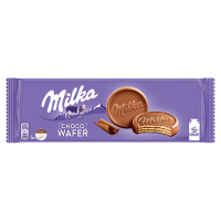 Milka ChocoWafer Wafelek z kremem kakaowym oblany czekoladą mleczną