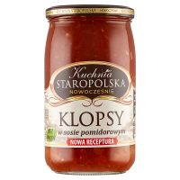 Kuchnia Staropolska Klopsy w sosie pomidorowym