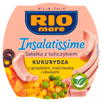 Rio Mare Insalatissime Mais e Tonno Gotowe danie z warzyw i tuńczyka (160 g)