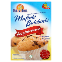 Balviten Mufinki Balvbinki Mieszanka bezglutenowa do wypieku ciasta (280 g)