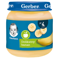 Gerber Moja pierwsza łyżeczka Delikatny banan po 4 miesiącu (125 g)