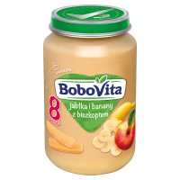 BoboVita Jabłka i banany z biszkoptem po 8 miesiącu (190 g)