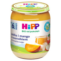 HiPP BIO Owocowy Duet Jabłka i mango z twarożkiem po 6. miesiącu