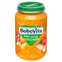 BoboVita Bukiet warzyw z kurczakiem po 8 miesiącu