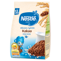 Nestlé Kaszka mleczno-ryżowa kakao po 12 miesiącu (230 g)