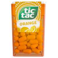 Tic Tac Drażetki o smaku pomarańczowym  (49 g)